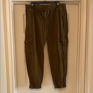 Sonoma Military Ankle Pants with Elastic Waistband